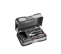 Coffret de serrage radio 1/4"" FACOM - R.151-1P6 - Cliquet à tête - 9 douilles 6 pans - Rallonge 100 mm - Poignée tournevis 1/4""