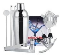 Coffret de Shaker à Cocktail Bar, 12 Pièces en Acier Inoxydable Professionnel Cocktail Shaker Mélangeur acier inoxydable G