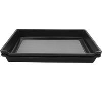 Coffret de tamisage pour pollen - Filet de tamisage de 150 µm - Avec ciseaux et brosse - Pour la récolte et la conservation des herbes - Noir