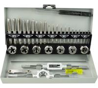 Coffret de tarauds et filières Geko M3-M12 HSS 32 pièces G38301