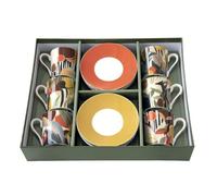 Coffret de tasses à café - EASYLIFE - Kilimanjaro - Porcelaine - 100ml - 6 pièces