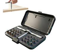 Coffret de tournevis magnétiques Embout de perceuse 24 en 1 pour réparation | Coffret à tournevis pour Réparation Meubles, Ordinateurs Portables, Vélos, Électricien, Bricolage
