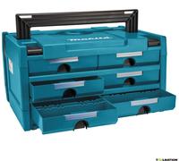MAKITA Makpac à compartiments - 3 rangées de deux compartiments P-84333