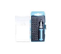 AGT Coffret de vissage 38 pièces avec tournevis à cliquet