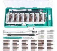 Coffret de vissage 62 pièces avec tournevis pour appareils électroniques