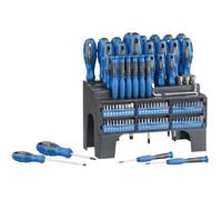 AGT Coffret de vissage avec tournevis et embouts 101 pièces