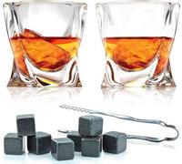 Coffret de whisky de luxe avec carafe et verres