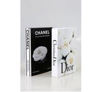Coffret décoratif en 2 parties avec roses blanches et roses