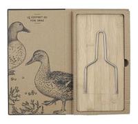 AltoBuy Coffret Découpe Foie Gras avec Lyre et Planche Bois - HATEA