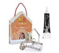 Coffret découpoirs maison en pain d'épices + stylo glaçage noir Noir G