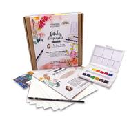 Sennelier Kit aquarelle La petite aquarelle – thème fleuri par Marie Boudon