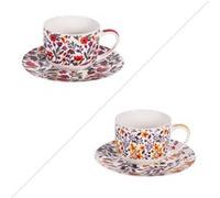 Table Passion Coffret 1 tasse à déjeuner en porcelaine Blossia 47 cl - Rouge
