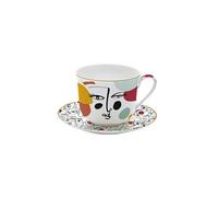 Coffret déjeuner en porcelaine Modernisme 40 cl - - Multicolore - Porcelaine