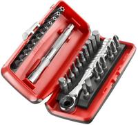 Coffret d'embouts 1/4", FACOM R.PEJ31PB, 31 pièces, 157x60 mm, 0,445 kg