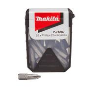 Coffret d'embouts de vissage Phillips 2 torsion bits (25 pcs) - MAKITA P-74887