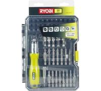 Coffret d'embouts de vissage RYOBI, 59 pièces, PH PZ SL HEX TX, Tournevis à cliquet, RAK59SD