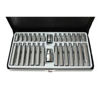 Coffret d'embouts hexagonal/Allen en Acier S2 3/8 Pouce pour applications professionnelles