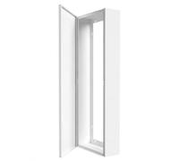 Coffret d'habillage ATOLE 13 modules en acier blanc - H. utile : 860 mm