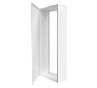 Coffret d'habillage ATOLE pour tableaux électriques 13 modules en acier blanc - H. utile : 730 mm
