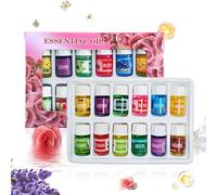 Coffret d'Huiles Essentielles Hydrosolubles - 12 Formules d'Aromathérapie pour Humidificateur | Pack Cadeau de Fragrances | Senteurs Naturelles pour Diffuseur, Maison & Voiture, Désodorisant Longue