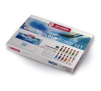 Coffret d'initiation à l'aquarelle Talens Art Creation - 12 tubes de 12 ml et ac