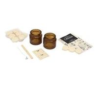Coffret DIY Création Bougie ALTOBUY - 2 Bougies Parfumées Ambre Marron