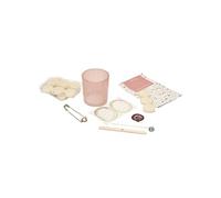 Coffret DIY fabrication 1 bougie parfumée à la rose avec bijou surprise - -