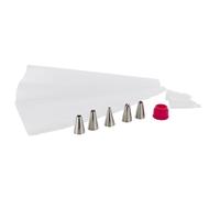Coffret Douille - LILY COOK - 7 Pièces - 29cm - Plastique & Polyéthylène - Couleur Blanc