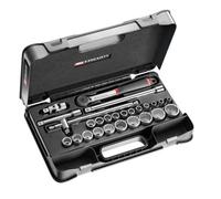 Coffret douilles 1/2 12 pans métriques S.161B FACOM - 26 pièces - S.161-4P12"