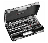 Coffret douilles 1/2" 6 pans métriques - 30 pièces - S.161-5P6 FACOM