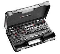 Coffret douilles 1/4 1/2" 6 pans métriques R-S.161B FACOM - 55 pièces - RS.161-2"