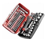 Facom – Coffret de douilles 1/4" R2NANO – 6 pans métrique, 38 pièces, ultra compact et résistant