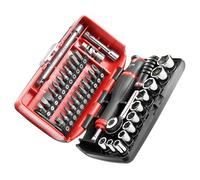 Coffret douilles 1/4'' 6 pans métriques et embouts - 38 pièces diamètre 5,5 à 14 mm FACOM R2NANOPB