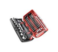 Coffret douilles 1 4 6 pans métriques et embouts R2NANOPB 38 pieces diametre 5