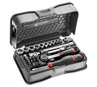 Coffret cliquet + douilles 1/4 6 pans métriques FACOM - R.161-6P6"