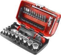 Coffret douilles 12 pans métriques 1/4'' - 27 pièces - FACOM - RL.NANO112