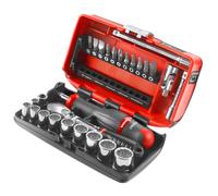 Facom Coffret compact 1/4" 12 pans avec cliquet étanche