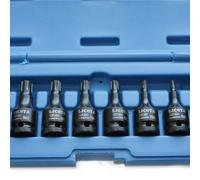 Coffret Douilles à Choc Ribe 1/2" Cr-Mo - Qualité Professionnelle, 8 Pièces