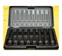 Coffret Douilles à Choc Spline M4-M16, 8 Pièces, 3/8 Pouce, Cr-Mo