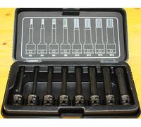 Coffret Douilles Choc Spline M4-M16 en Acier Cr-Mo 8 Pièces