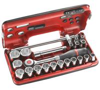 Coffret douilles cliquet rotatif FACOM S.360DBOX4PB