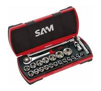 Coffret Douilles Et Accessoires 1/2'' SAM OUTILLAGE - 23 Outils