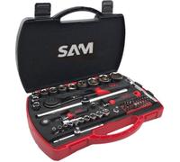 Coffret douilles et accessoires 1/4 1/2" - SAM OUTILLAGE - 75-SHR60"