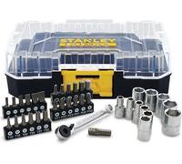 Coffret Douilles et Embouts Stanley Fatmax STAKBOX S 1/4", 37 pièces, Douilles Hexagonales, Cliquet Compact