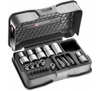 Coffret douilles et embouts Torx - FACOM - RSX.19BPB - 9 douilles - 2 porte-embouts - Garantie Facom
