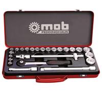COFFRET DOUILLES METAL 25 PCS 1/2 6 PANS MOB - 0000998001
