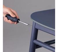 Coffret d'outils complet avec perceuse sans fil 12V - Ensemble de 26 pièces dans une mallette de transport