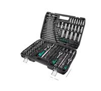 Coffret d'outils de mécanicien Jeu D'outils Mécaniques 227 Pièces Jeux De Clés À Douille 1/4 "3/8" 1/2 "avec ouille Kit D'outils De Pour Réparation Automobile