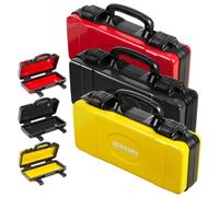 Coffret d'outils en acier, rouge/noir/jaune, de la marque 3er-Set, dimensions : 27 x 6 x 12 cm