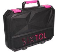Coffret d'outils pour bricoleurs - 88 pièces - rose - dans un coffret